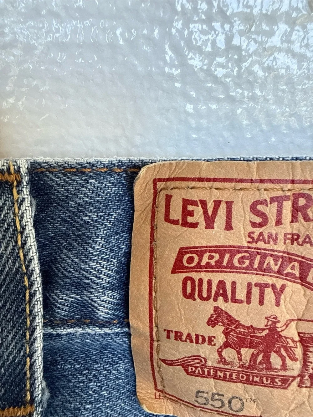 Levi’s 550 Relaxed Fit Jeans 40x32 Actual Measurements 40x31